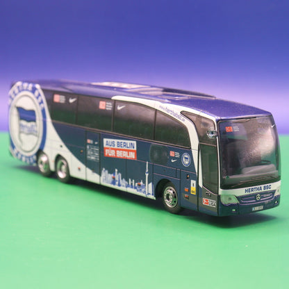 Mercedes Benz Travego M - BVG Berlin - Hertha BSC - Gebraucht Ohne Spiegel - Modellbus Rietze 58190
