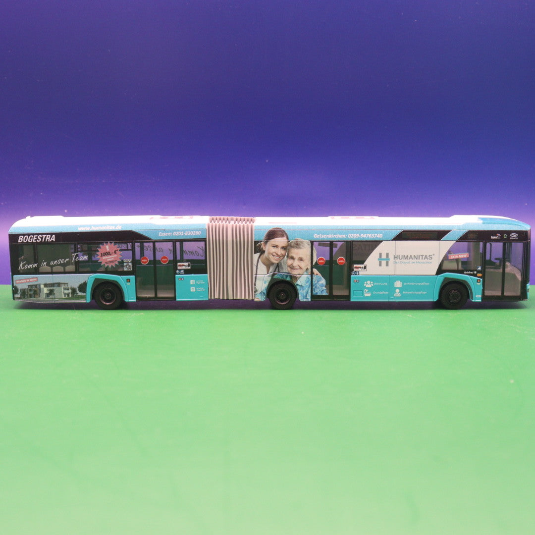 Solaris Urbino 18 - Bogestra Ruhrgebiet - Humanitas - Linie 381 GE Rotthausen Landschede - Modellbus Rietze 77505