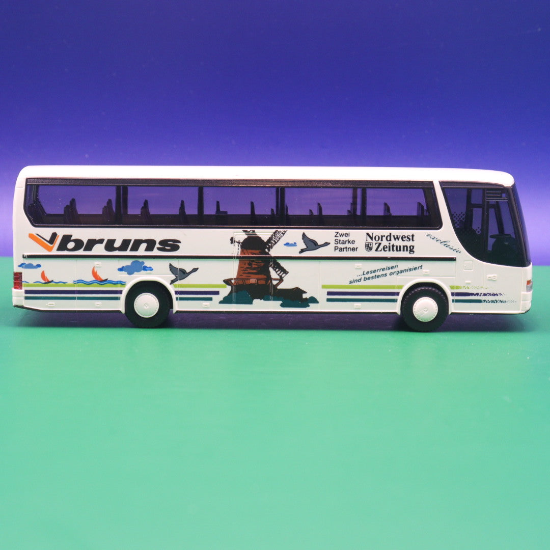 Setra S 315 HDH - Nordwest Zeitung - bruns - Ohne Zurüstteile - Modellbus Rietze