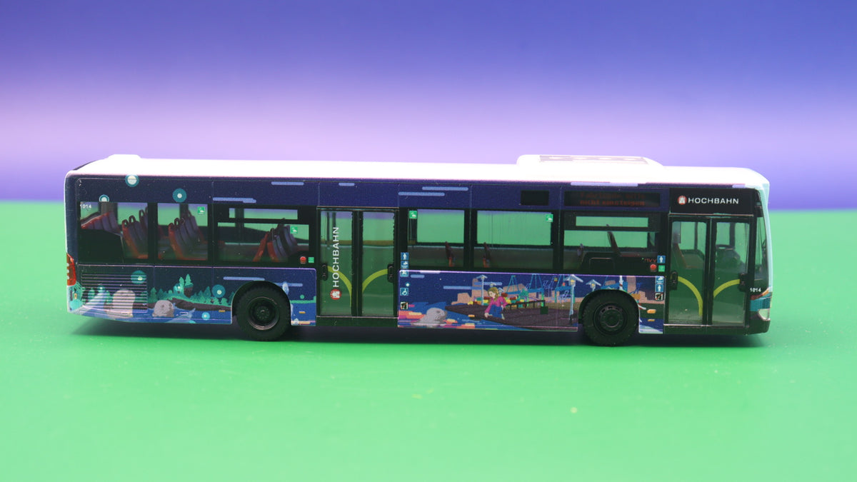 HHA Citaro Facelift Hamburg Hochbahn special model Paintbus 2022 (end of journey please do not get in) model bus Rietze 69921-2