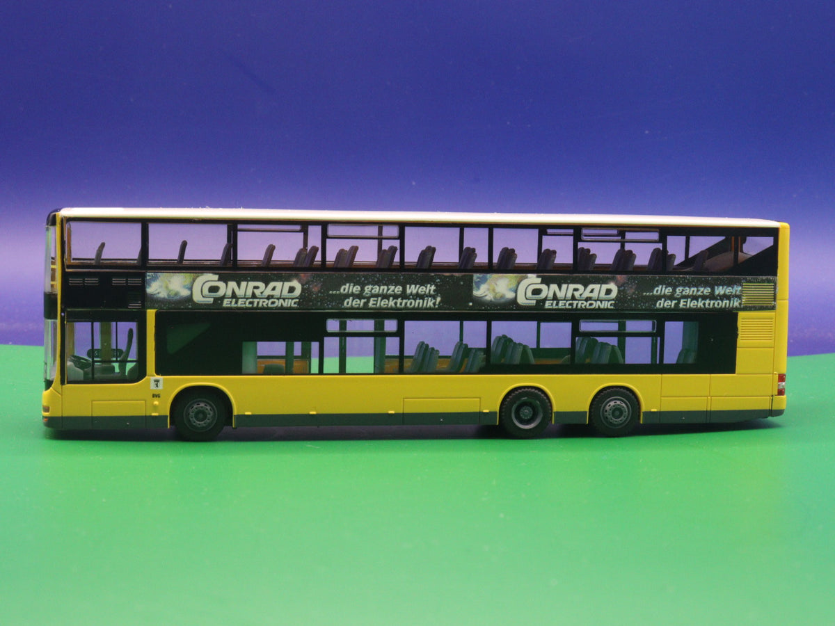 MAN Lions City DD - BVG Berlin - Conrad Electronic - Sondermodell - Modellbus Rietze 67309